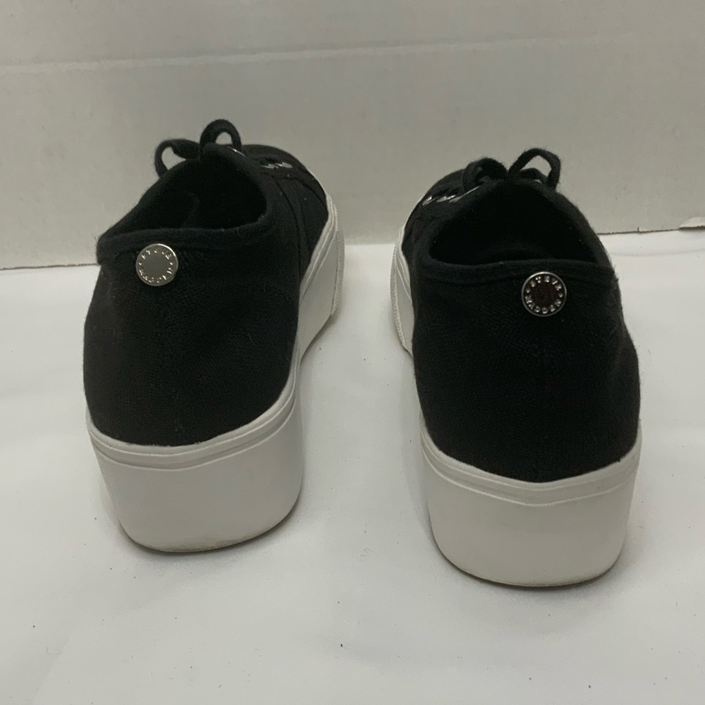 Steve Madden Black Platform Sneakers Shoes - Picture 6 of 12